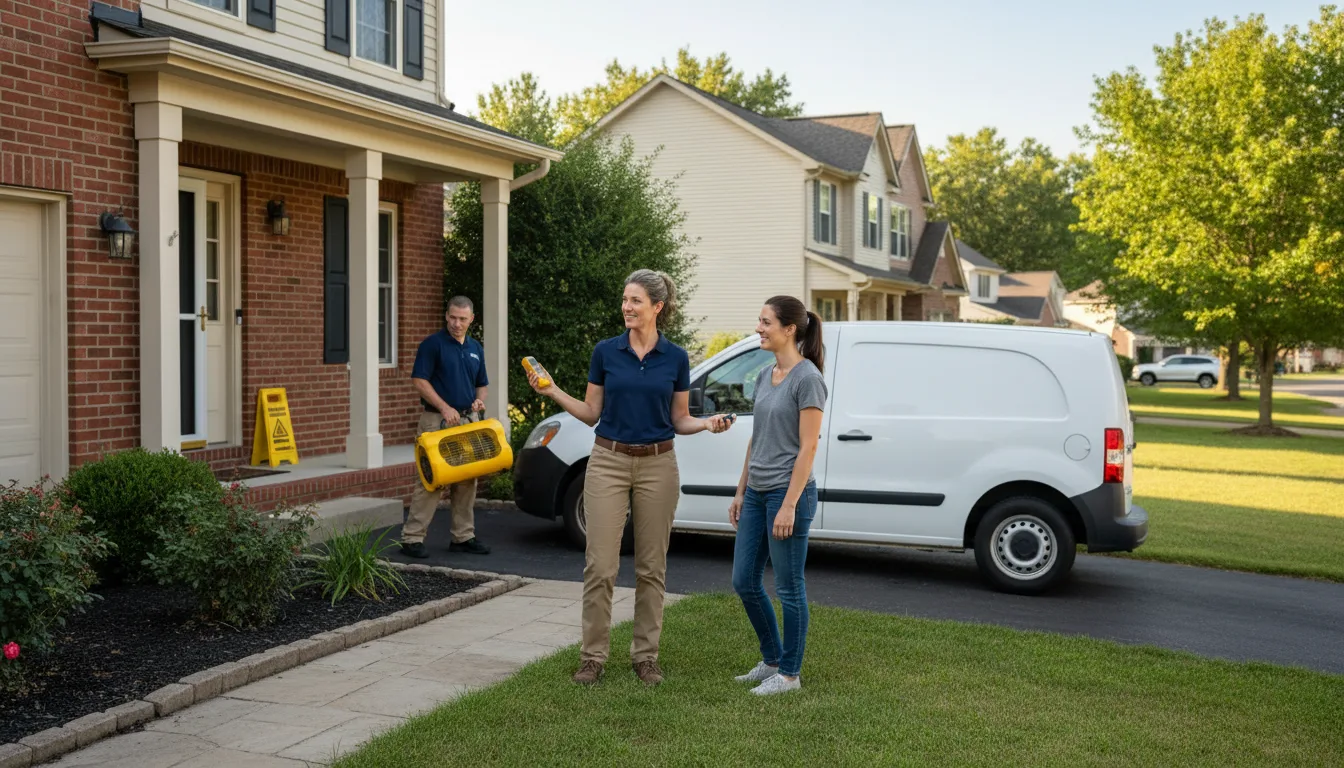 Residential water damage restoration in Clifton, AZ